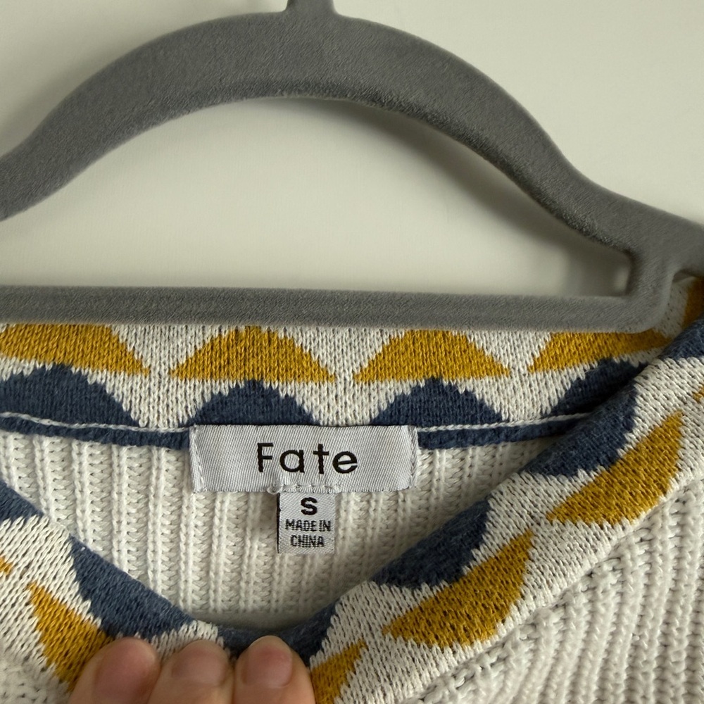 Fate 100% Cotton Cream Knit - Picture 2 of 5